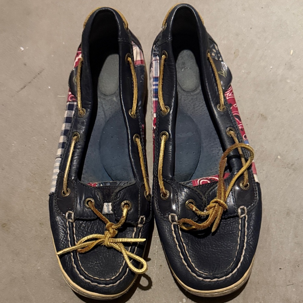 Sperry Navy and Multicolor Women's Loafers